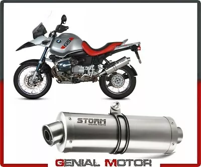 Exhaust Storm By Mivv Muffler Oval Steel For Bmw R 1150 Gs 1999 > 2003 • $208.27